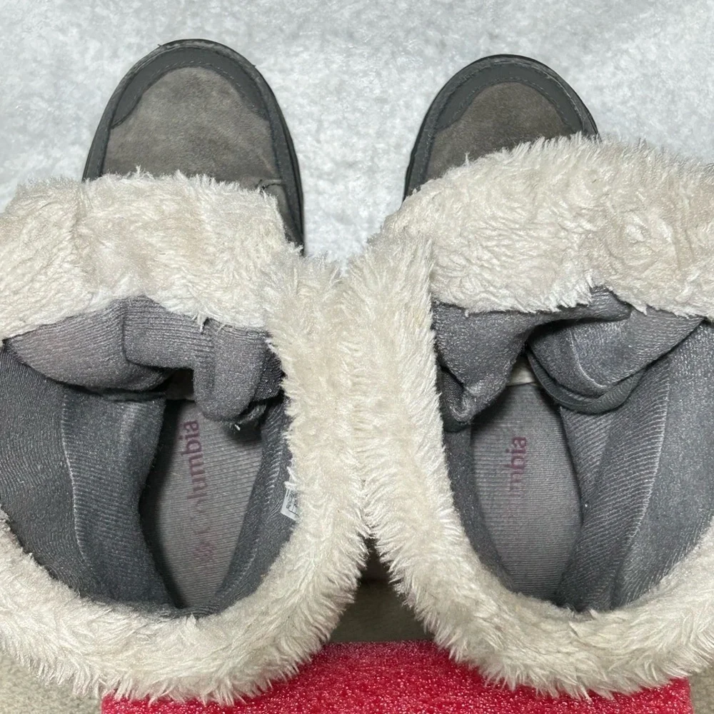 Columbia Womens Ice Maiden lI Grey Winter 200g Insulated Snow Boots Size US 7